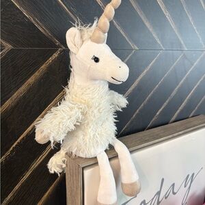 Jellycat Cream Unicorn Stuffed Animal